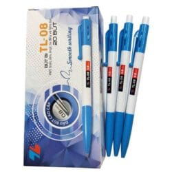Bút bi Thiên Long TL-08 chính hãng, mực mượt, viết êm và đều màu