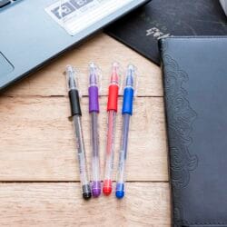 Bút gel Thiên Long GEL-08 chính hãng, mực mượt, viết êm và đều màu