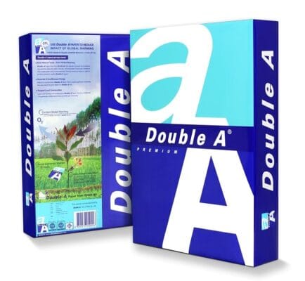 Giấy Double A A4 80gsm chính hãng, trắng đẹp, in ấn rõ nét