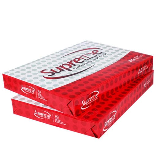 Giấy A3 Supreme 70gsm chính hãng, chất lượng cao cho in ấn và photocopy