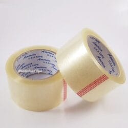 Băng keo trong 6P cuộn lớn, dán chắc chắn cho văn phòng và đóng gói