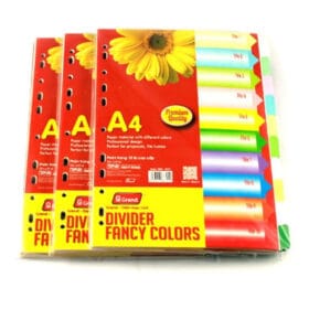 Bìa phân trang giấy 10 số tiện lợi, phân loại hồ sơ nhanh chóng