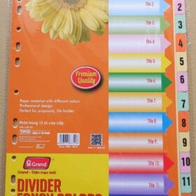 Bìa phân trang giấy 12 Số