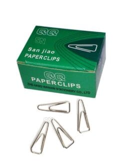 Kẹp giấy tam giác C62 chắc chắn, giữ tài liệu gọn gàng