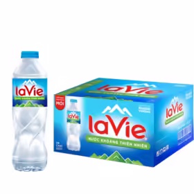 Nước khoáng thiên nhiên La Vie 500ml (24 chai/thùng)