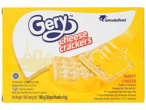 bánh cracker phô mai gery – hộp 180g