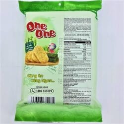 bánh gạo one one vị tảo biển bạch tuộc nướng – gói 139g