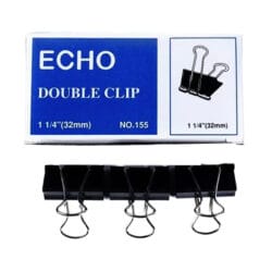 Kẹp bướm Echo 32mm chắc chắn, dễ sử dụng, giữ giấy không rơi