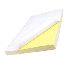 Giấy Decal A4 Đế Vàng – In tem nhãn bền đẹp, dính chắc lâu dài