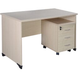 Bàn làm việc gỗ công nghiệp AT140S Hòa Phát – Bàn văn phòng hiện đại