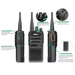 máy bộ đàm abell a520t chuyên dụng cho doanh nghiệp, nhà hàng, khách sạn