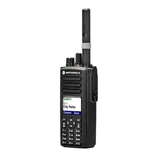 xir p8668i góc nghiêng – màn hình màu 5 dòng và bàn phím