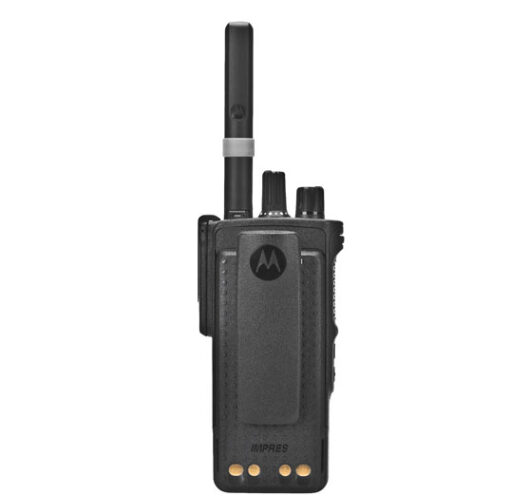 xir p8668i nhìn cạnh bên – thân máy và anten