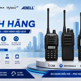 Bộ đàm cầm tay chính hãng cho doanh nghiệp tại Vũng Tàu TP.HCM