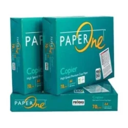 Giấy in PaperOne A4 70gsm trắng đẹp, bề mặt mịn, in sắc nét, hạn chế kẹt giấy. Phù hợp máy photocopy, máy in laser và nhu cầu văn phòng hằng ngày.
